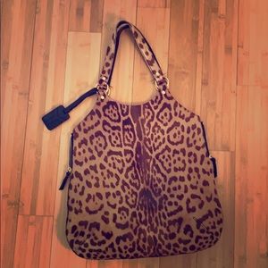 YSL Rive Gauche Leopard Bag